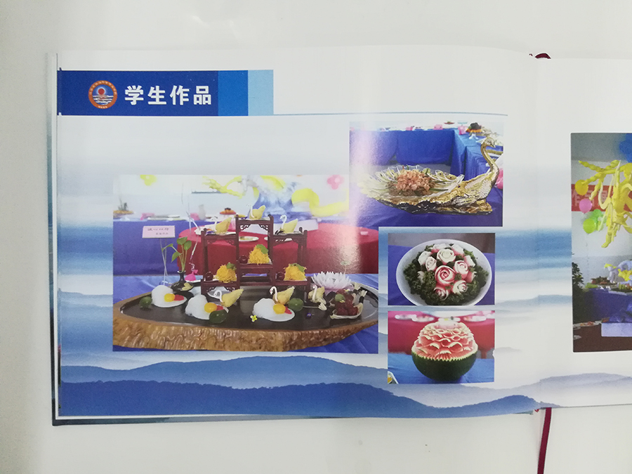 典藏學(xué)院畢業(yè)冊定制印刷內頁(yè)優(yōu)秀學(xué)子作品
