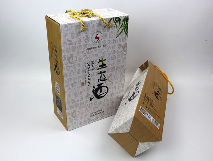 個(gè)性禮盒包裝讓“竹筒酒”身價(jià)倍增，長(cháng)沙包裝印刷廠(chǎng)再為桃江特產(chǎn)定制包裝