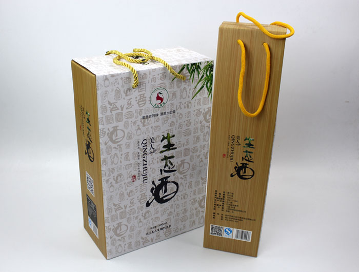 個(gè)性禮盒包裝讓“竹筒酒”身價(jià)倍增，長(cháng)沙包裝印刷廠(chǎng)再為桃江特產(chǎn)定制包裝