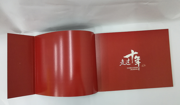 走過(guò)十年周年紀念冊印刷圖2
